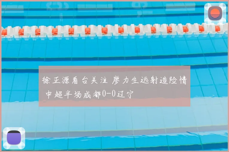 徐正源看台关注 廖力生远射造险情 中超半场成都0-0辽宁